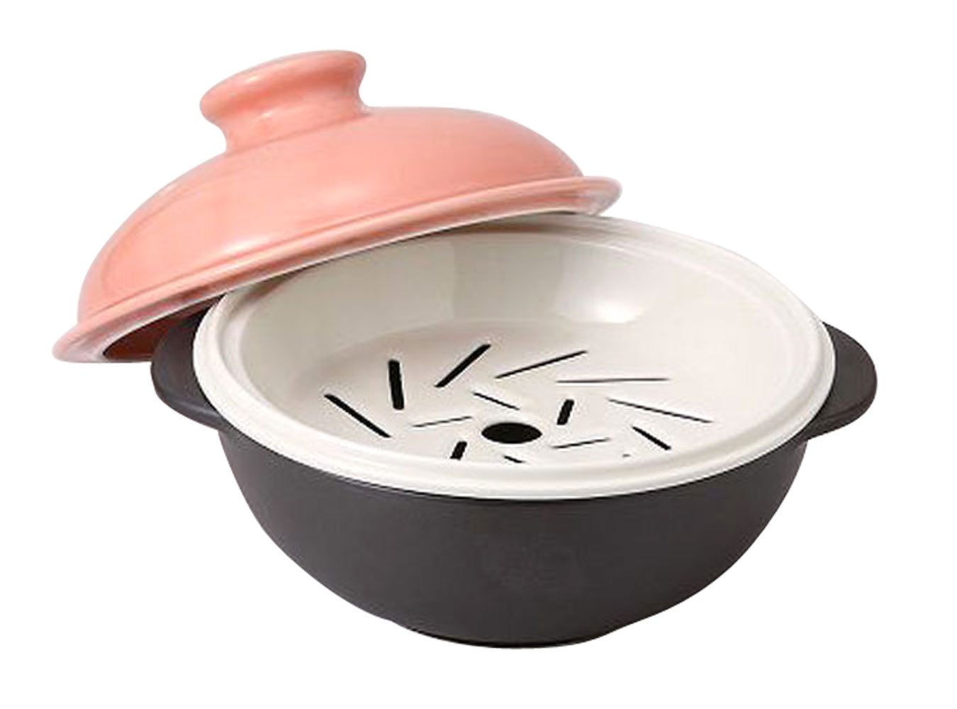 Amazon|キッチンプロ おうち鍋(桃)スチームトレイ付 m06-73271 Amazon|キッチンプロ おうち鍋(桃)スチームトレイ付 m06-73271